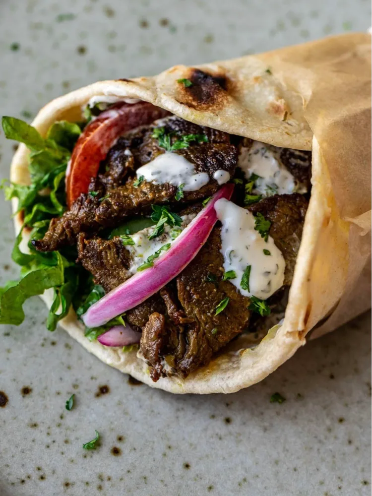 Oxfilé Shawarmatallrik