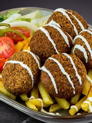 Falafeltallrik