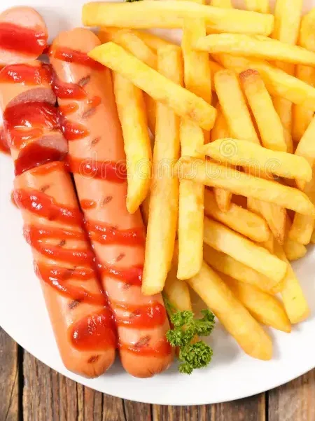 Korv och pommes