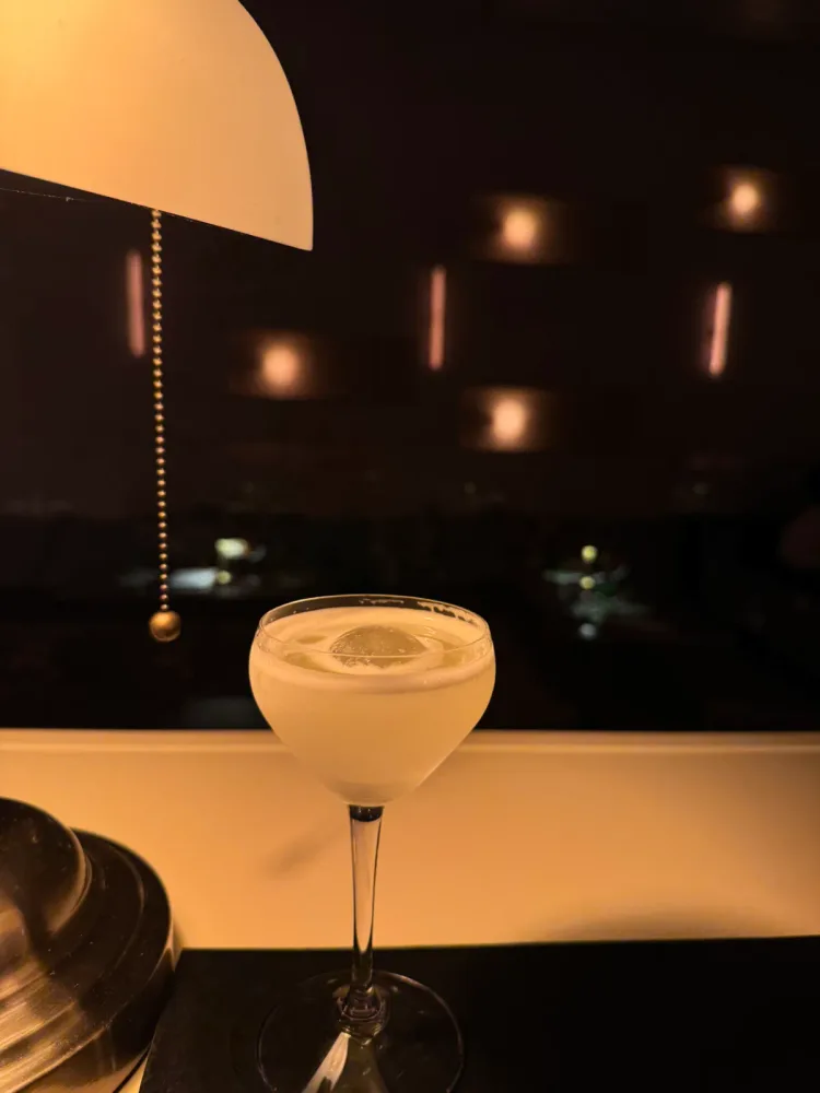 Basil Oil Gimlet