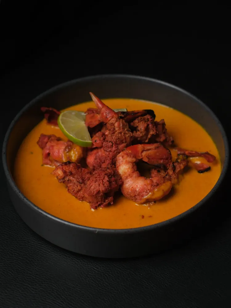 Gamberi al mango piccanti
