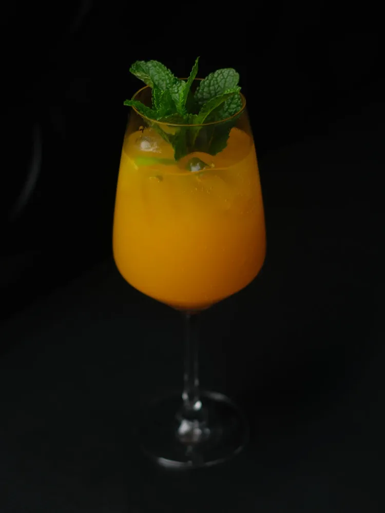 Spruzzata di mango e menta