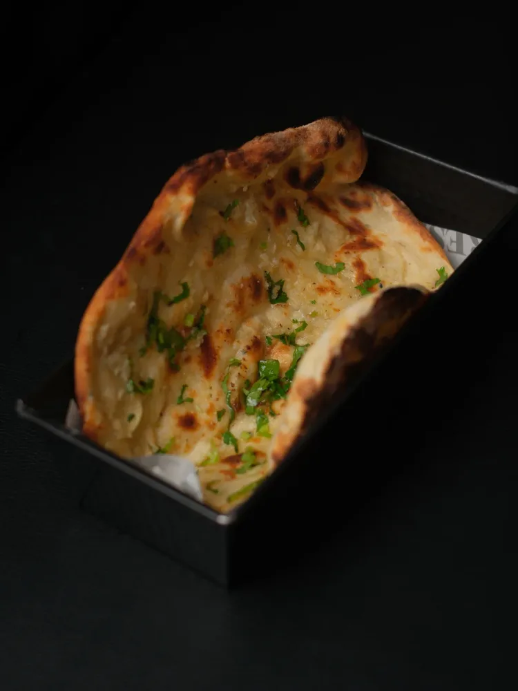Naan all'aglio