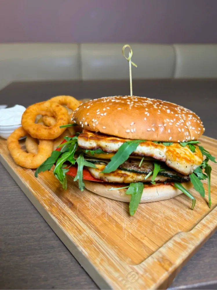 Halloumi-Burger